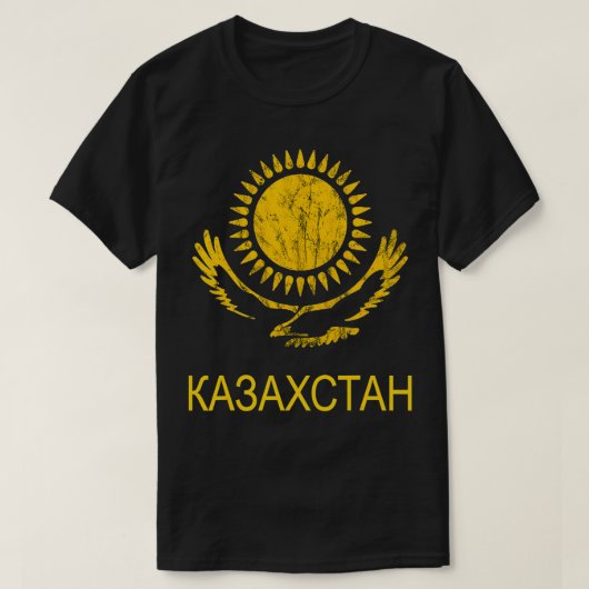 Kazakhstan Eagle Kazakh Roots Kazak Roots Kazakhst Tシャツ (デザイン正面)