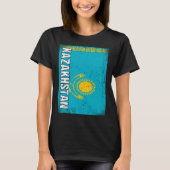 Kazakhstani Flag Kazakhstan  1 Tシャツ (正面)