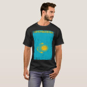 Kazakhstani Flag Kazakhstan Tシャツ (正面フル)
