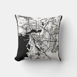 Kazan Russia City Map クッション