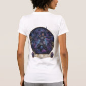 Kaze: The Astral Kitsune Archer - Neo-Traditional  Tシャツ (裏面)