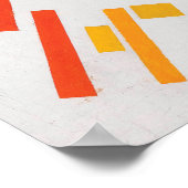 Kazimir Malevichによる至上主義の構成 ポスター (角)