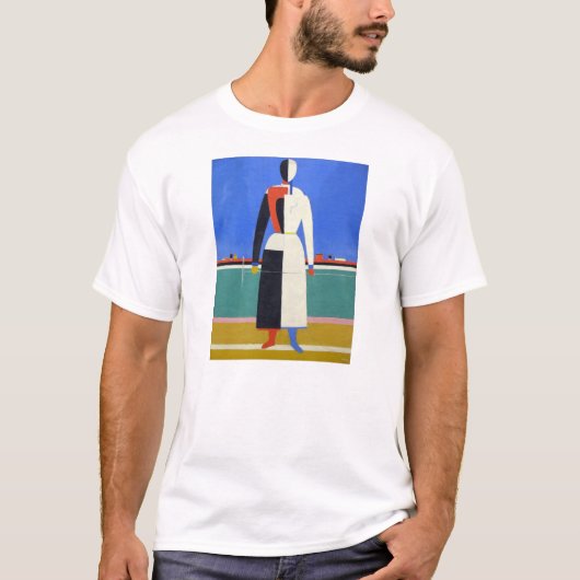 Kazimir Malevichの芸術 Tシャツ (正面)
