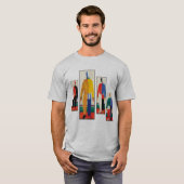 Kazimir Malevich著スポーツマン Tシャツ (正面フル)