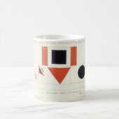 Kazimir Malevich著人権擁護者のスピーカー コーヒーマグカップ (中央)