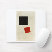 Kazimir Malevich著黒い正方形そして赤の広場 マウスパッド (マウス)
