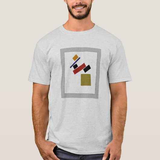 Kazimir Malevich著Suprematism Tシャツ (正面)