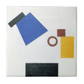 Kazimir Malevich-の二次元の自画像 タイル (正面)