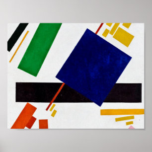 Kazimir Malevich – スーパーマティスト組成物 ポスター