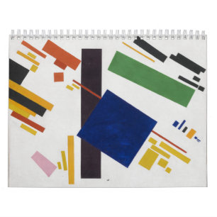 Kazimir Malevich 1916年著Suprematistの構成 カレンダー