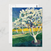 Kazimir Malevich art: Apple Tree in Blossom ポストカード (正面/裏面)