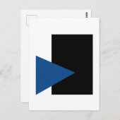 Kazimir Malevich Blue Triangle And Black Rectangle ポストカード (正面/裏面)