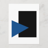Kazimir Malevich Blue Triangle And Black Rectangle ポストカード (正面)