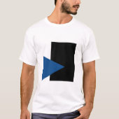 Kazimir Malevich Blue Triangle And Black Rectangle Tシャツ (正面)