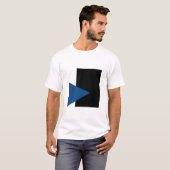 Kazimir Malevich Blue Triangle And Black Rectangle Tシャツ (正面フル)