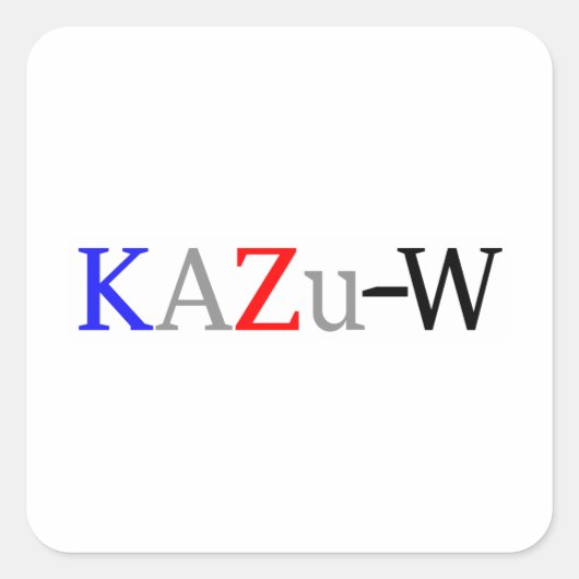 KAZu-W スクエアシール (正面)