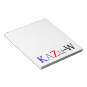 KAZu-W ノートパッド (アングル)