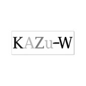 KAZu-W ラバースタンプ (インプリント)