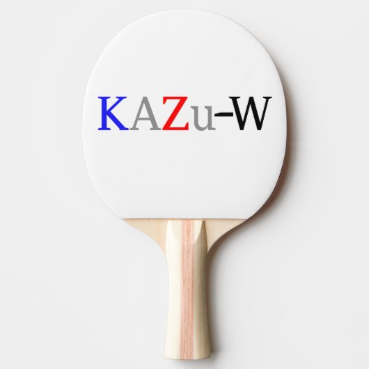 KAZu-W 卓球ラケット (正面)