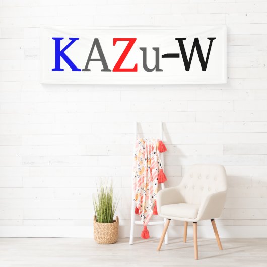 KAZu-W 横断幕 (インサイチュ)