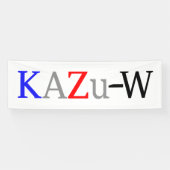 KAZu-W 横断幕 (横)