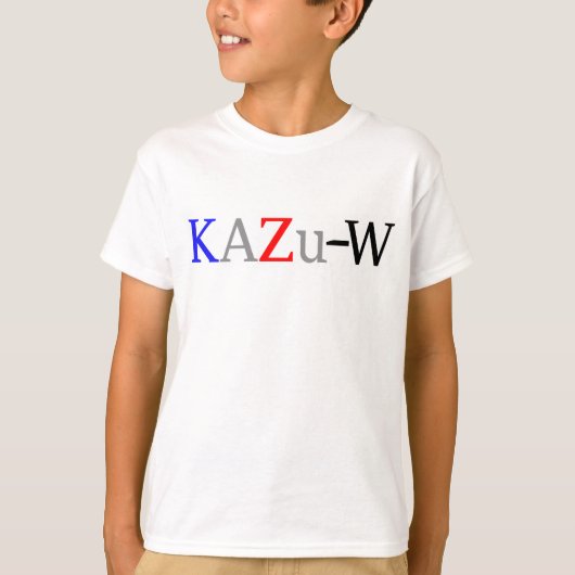 KAZu-W Tシャツ (正面)