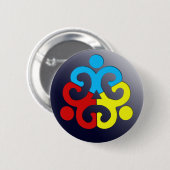 KazUnionボタン 缶バッジ (正面&裏面)