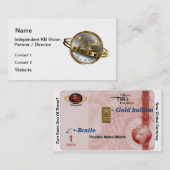 KBの視野の名刺 名刺 (正面/裏面)