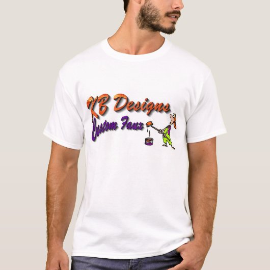 kbはのどを設計します tシャツ (正面)