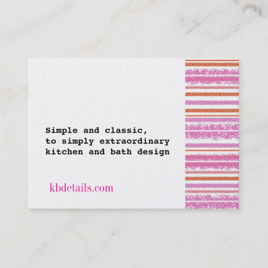 KBは名刺を詳しく述べます 名刺 (正面)