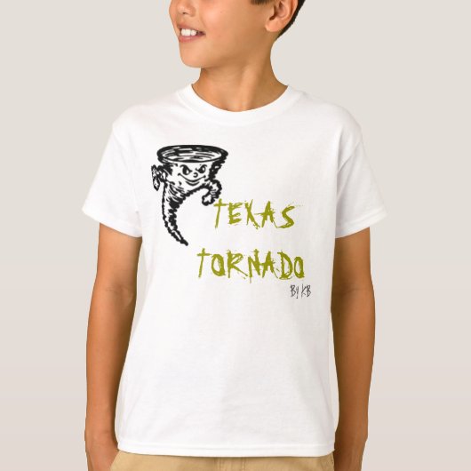 KBテキサス州のトルネード、 Tシャツ (正面)