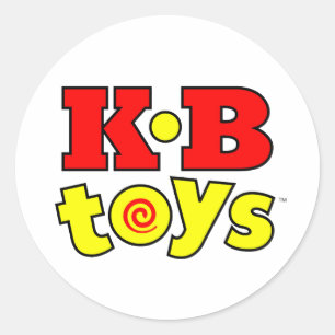 KB Toys標準ロゴラウンドビニールステッカー ラウンドシール