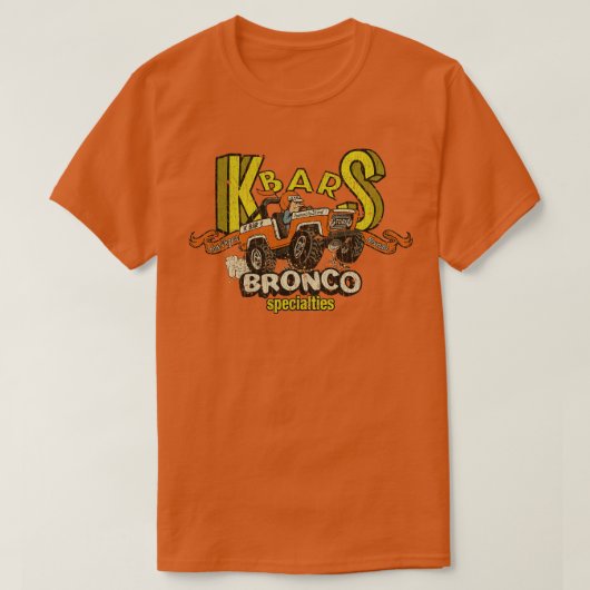 KBarSブロンコ専門分野1978 Tシャツ (デザイン正面)