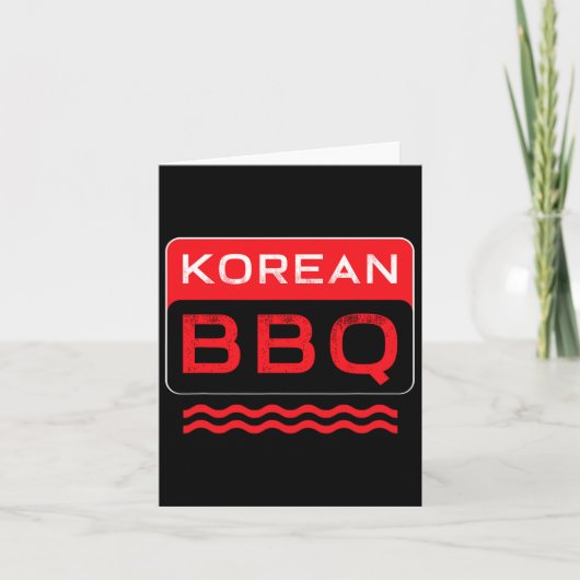 Kbbq韓国Bbq愛好家アジアシェフバーベキューグルメD カード (正面)