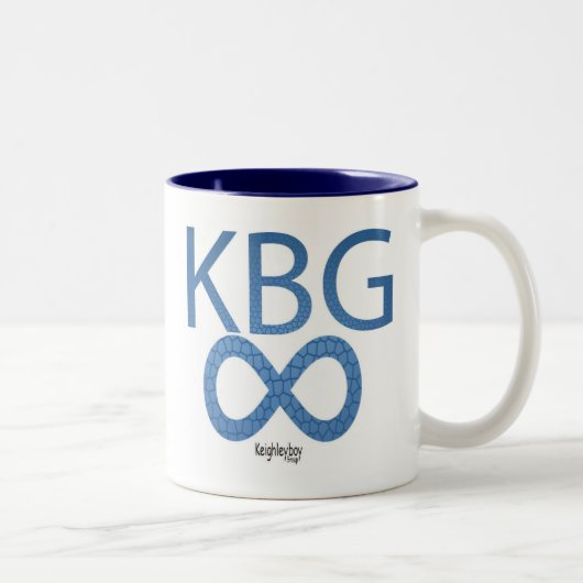 KBGの∞のKeighleyboyのグループ ツートーンマグカップ (右)