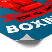 Kbg(kamogawa) Boxing Gym Tokyo, Japan Est 1950 Box ポスター (角)