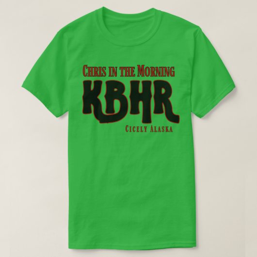 KBHRクリスは朝のTシャツだ Tシャツ (デザイン正面)