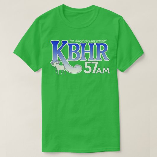 KBHR 57 AM北部露出無線局 Tシャツ (デザイン正面)