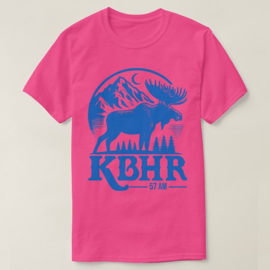 KBHR 57 AM北部露出無線局Tシャツ Tシャツ (デザイン正面)