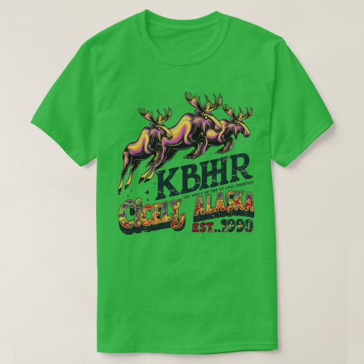 KBHR Cicely Alaska Tシャツ2 Tシャツ (デザイン正面)