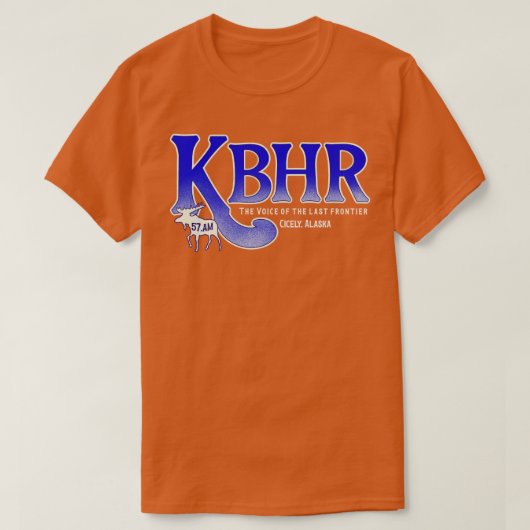 kbhr radio fm Tシャツ (デザイン正面)