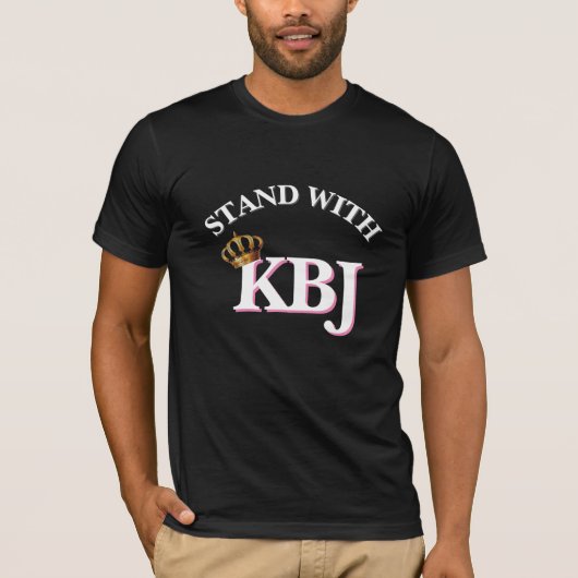 KBJ ケタジ・ブラウン・ジャクソン支持 Tシャツ (正面)