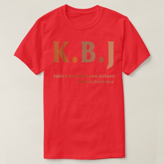 Kbj Justice Kentaji Brown Jackson 2022ウィメンズリュー Tシャツ (デザイン正面)
