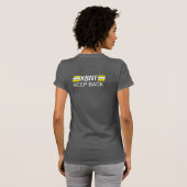 KBNYの女性のタンク Tシャツ (裏面フル)