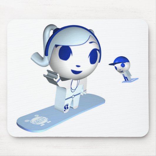 KBOTの搭乗のマウスパッド マウスパッド (正面)