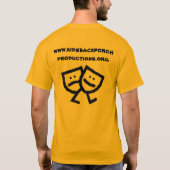 KBPのウェブサイトの背部及び歩くのマスクとの大きい戯曲 Tシャツ (裏面)