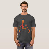 KCアローグラデーション Tシャツ (正面フル)