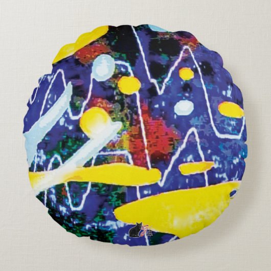 KCイメージのスキャン ラウンドクッション (正面)