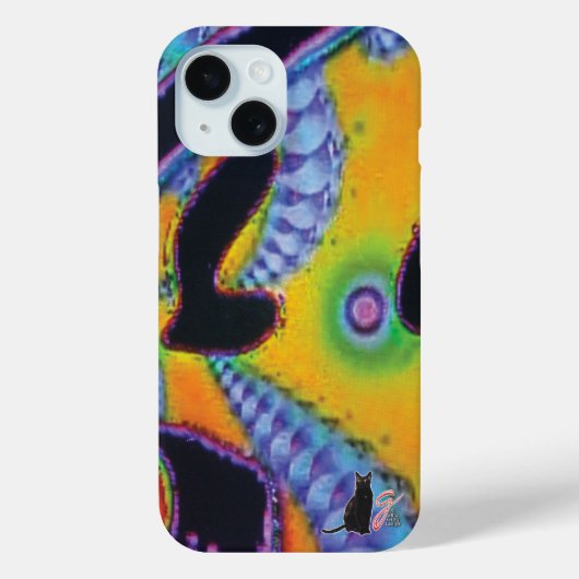 KCイメージのフラクチャ Case-Mate iPhoneケース (裏面)