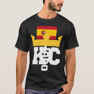 Kcカンザスシティーユニーククラウン王室のブルーヴィンテージKc Tシャツ